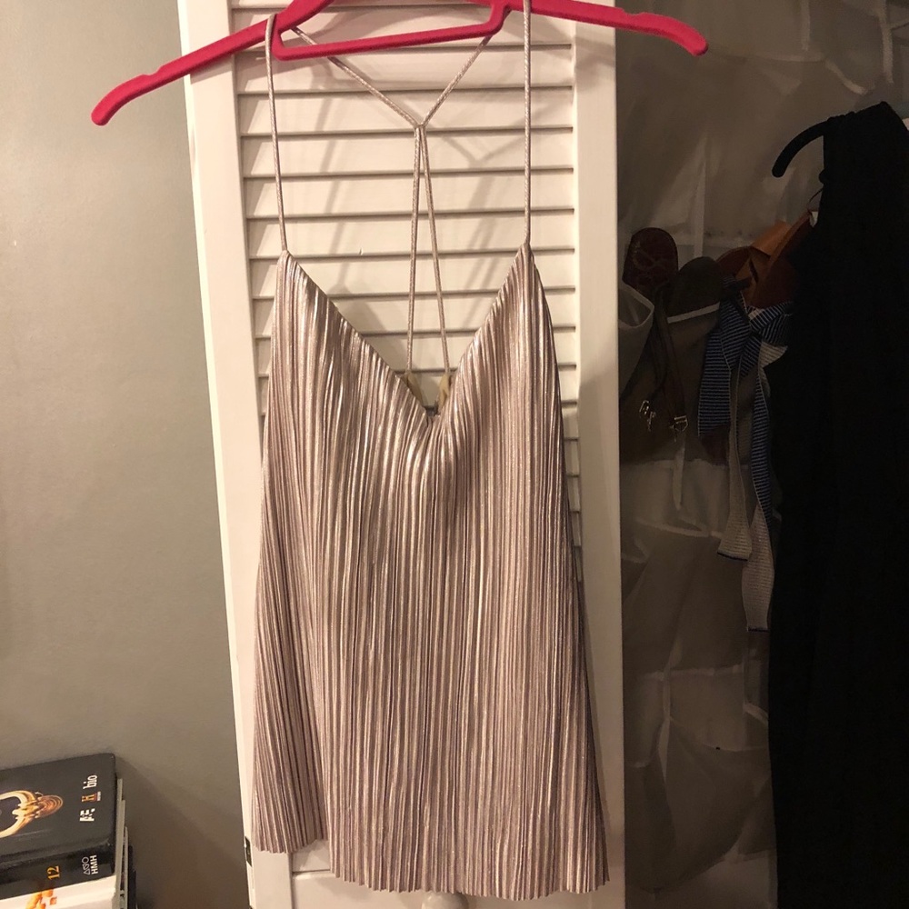 Metallic Gold Top NEW WITH TAGS